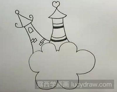 简笔画教程：怎么画天空之城