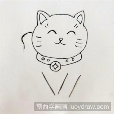 简笔画教程：怎样画出简笔招财猫