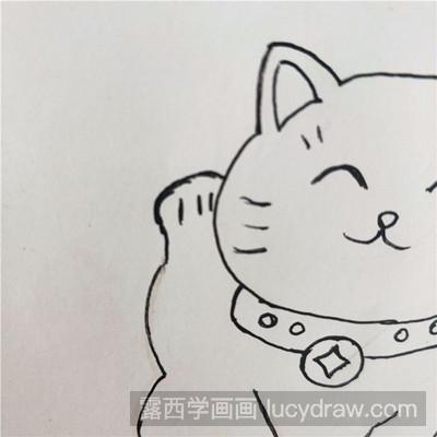 简笔画教程：怎样画出简笔招财猫