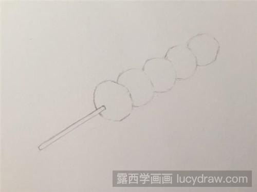 冰糖葫芦彩铅画教程