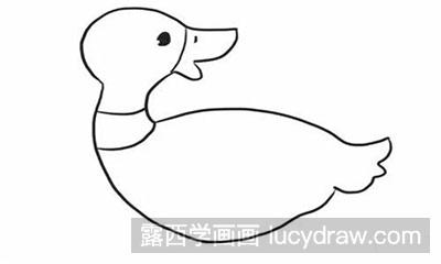 简笔画教程怎么画小鸭子