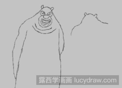 简笔画教程：教你画熊大熊二