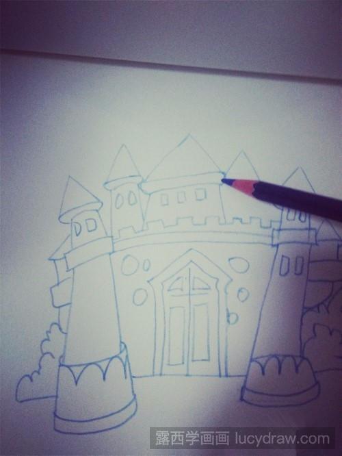 教你画简笔城堡