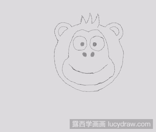 简笔画教程：怎样简笔画出小猴子
