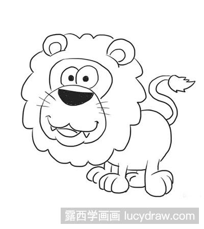 简笔画教程怎么画狮子