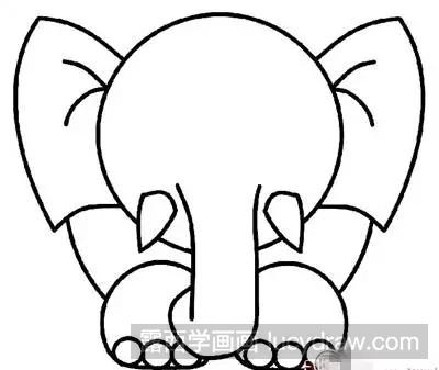 简笔画教程：教你画大象