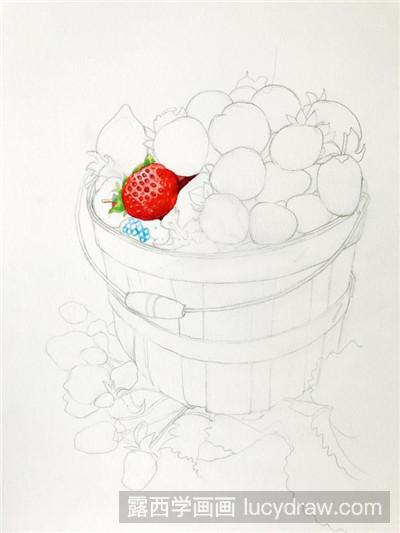 草莓插画教程