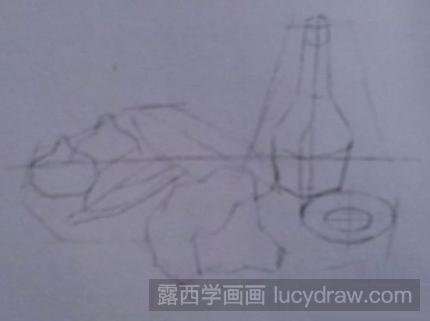 素描教程：教你画蔬菜和酱油