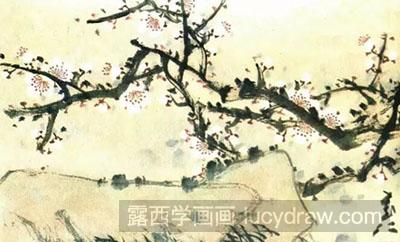 国画教程：梅花的几种不同画法