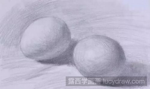 素描教程：两个鸡蛋