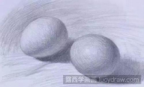 素描教程：两个鸡蛋