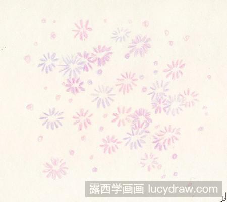 彩铅画教程：教你画彩铅小雏菊