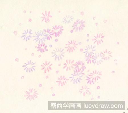 彩铅画教程：教你画彩铅小雏菊