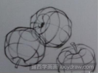 素描教程：教你画苹果