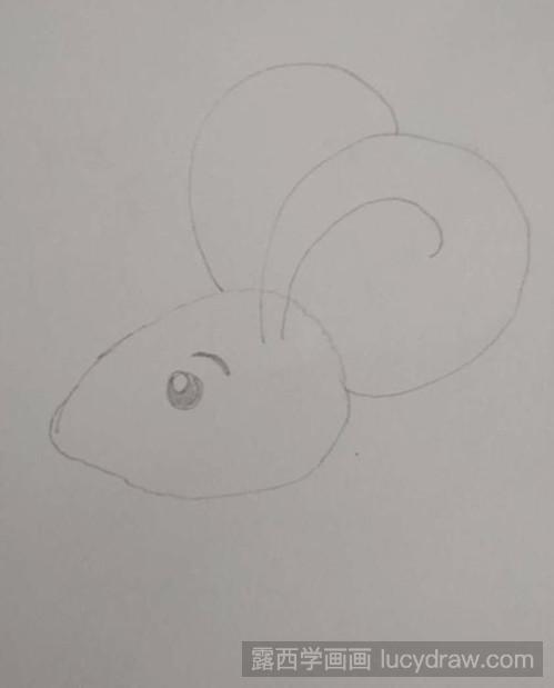 简笔画教程：教你画一只贪吃的小老鼠
