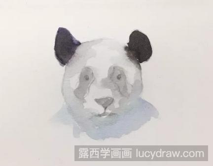 水彩画教程：教你画熊猫王子