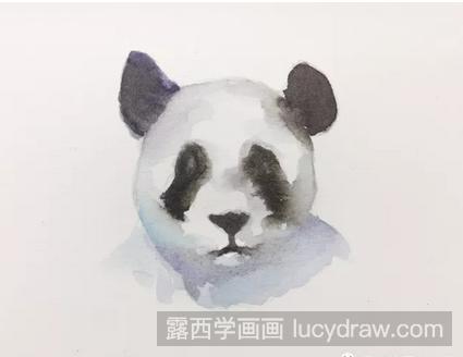 水彩画教程：教你画熊猫王子