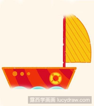 简笔画教程怎么画小帆船
