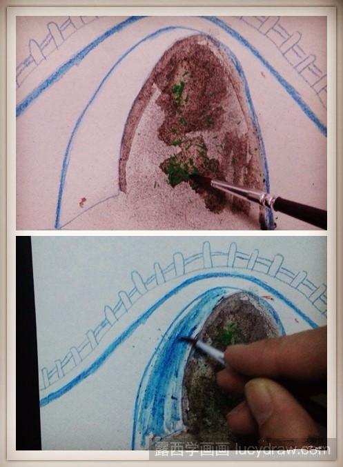 彩鉛畫教程教你畫趙州橋