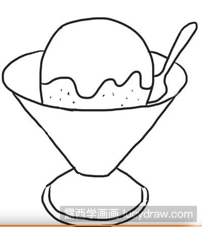 怎么画冰淇淋