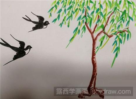 简笔画教程：教你画燕子