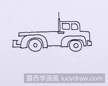 儿童画教程：教你画小卡车