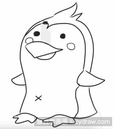 怎么画简笔画企鹅