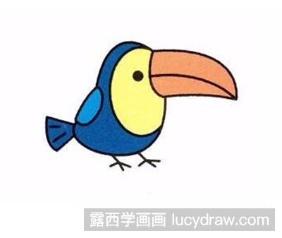 简笔画教程：教你画巨嘴鸟