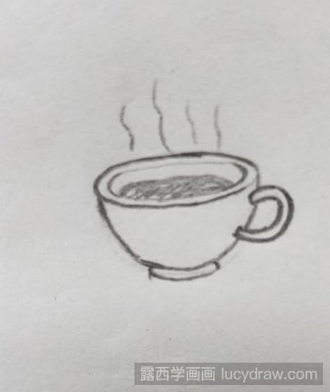 简笔画教程：教你画一杯咖啡