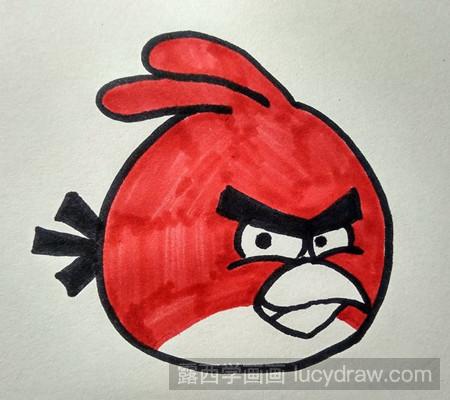 简笔画教程：教你画愤怒的小鸟