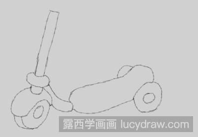 简笔画教程：教你画踏板车