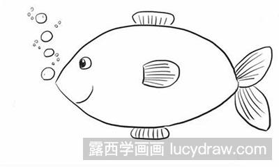 怎么画水族馆里的鱼