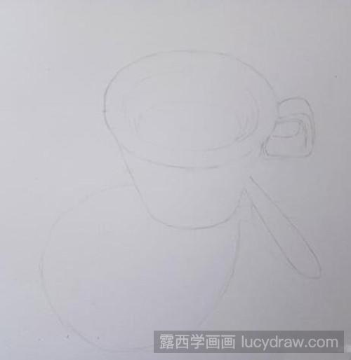 彩铅画教程：一杯咖啡