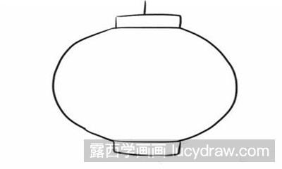 怎么画大红灯笼