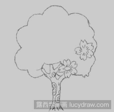 简笔画教程：教你画樱桃树