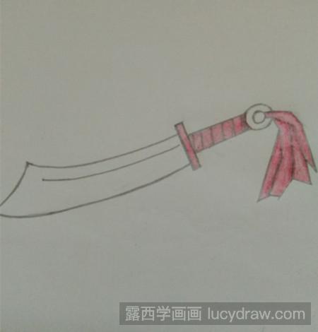 青龙偃月刀的画法图片