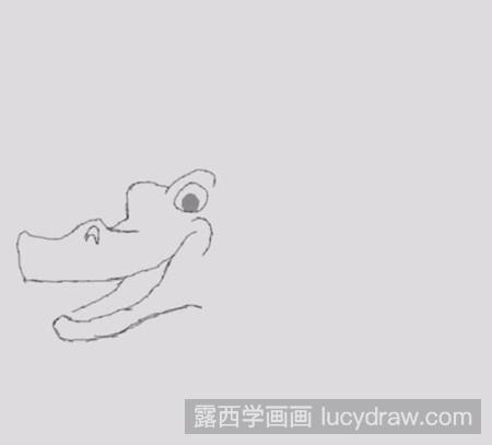 鳄鱼的简笔画法