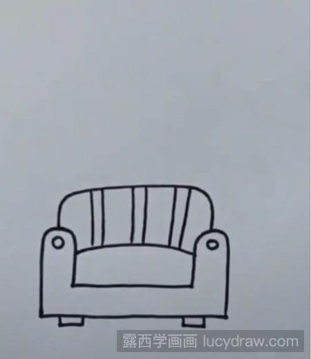 怎么画沙发