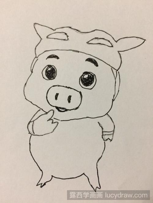 教你画猪猪侠简笔画