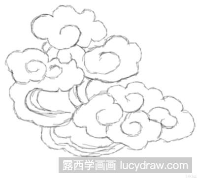 古代云朵 画法图片
