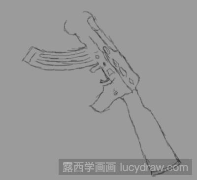 简笔画教程：教你画CF武器