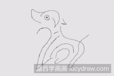 简笔画教程：教你画狗年春晚logo