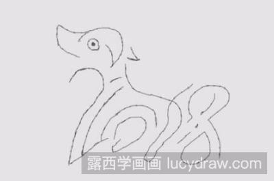 简笔画教程：教你画狗年春晚logo