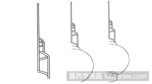 古风灯笼简笔画教程