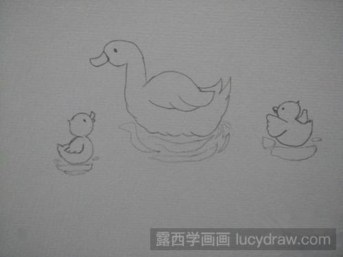 教你画小黄鸭