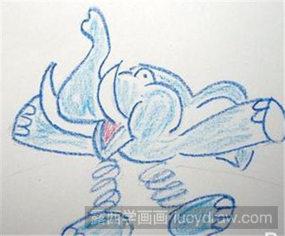 儿童画教程：如何画跳舞的小象