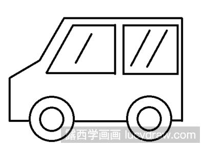 简笔画教程：教你画吉普车