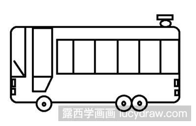 简笔画教程：教你画公交车