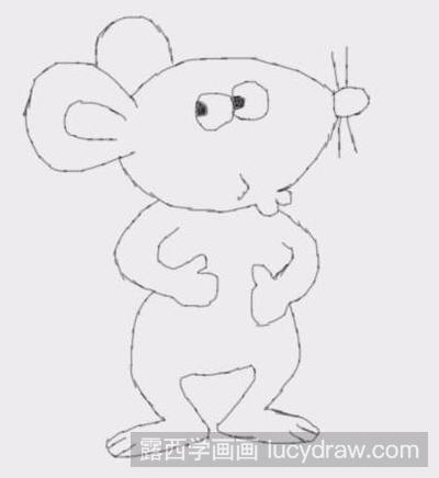 简笔画教程：教你画小老鼠