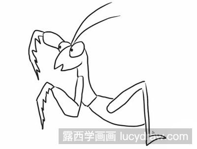 简笔画教程怎么画螳螂